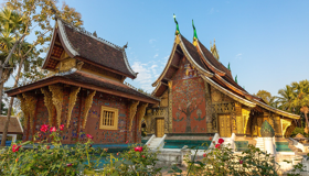 Buddhist Temple in Wat Phou, Laos
